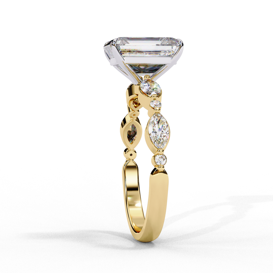 Royal Prism Solitaire Ring