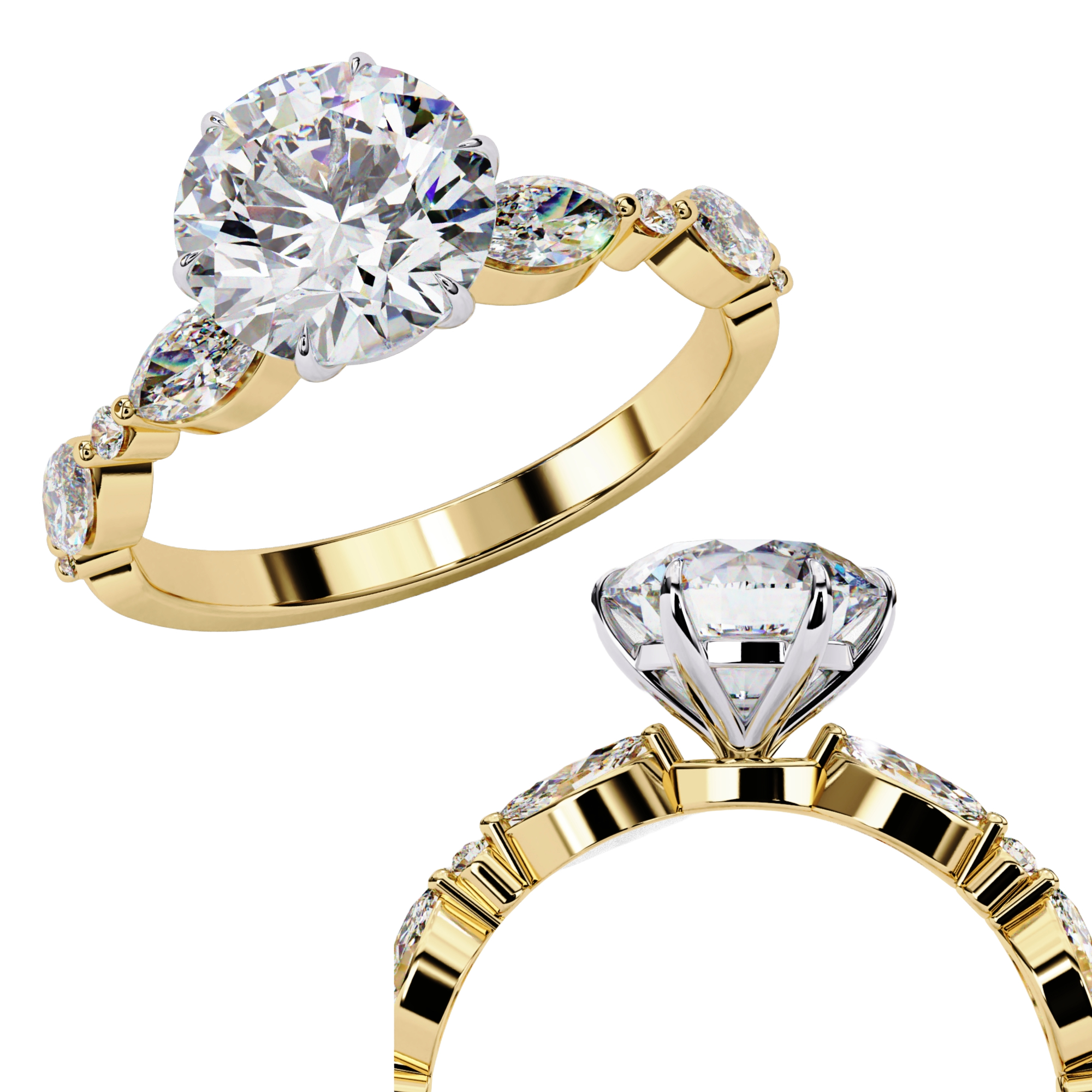 Bold Allure Diamond Ring