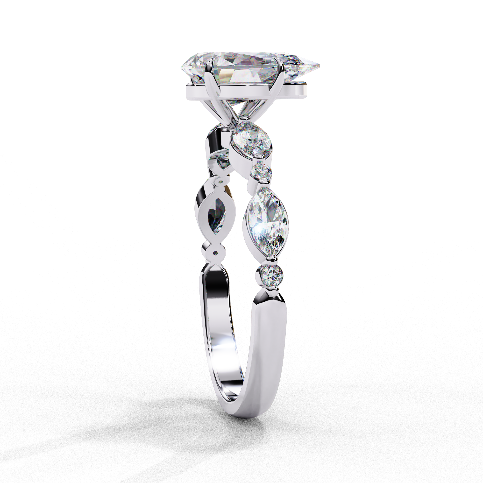 Empress Impression Diamond Ring