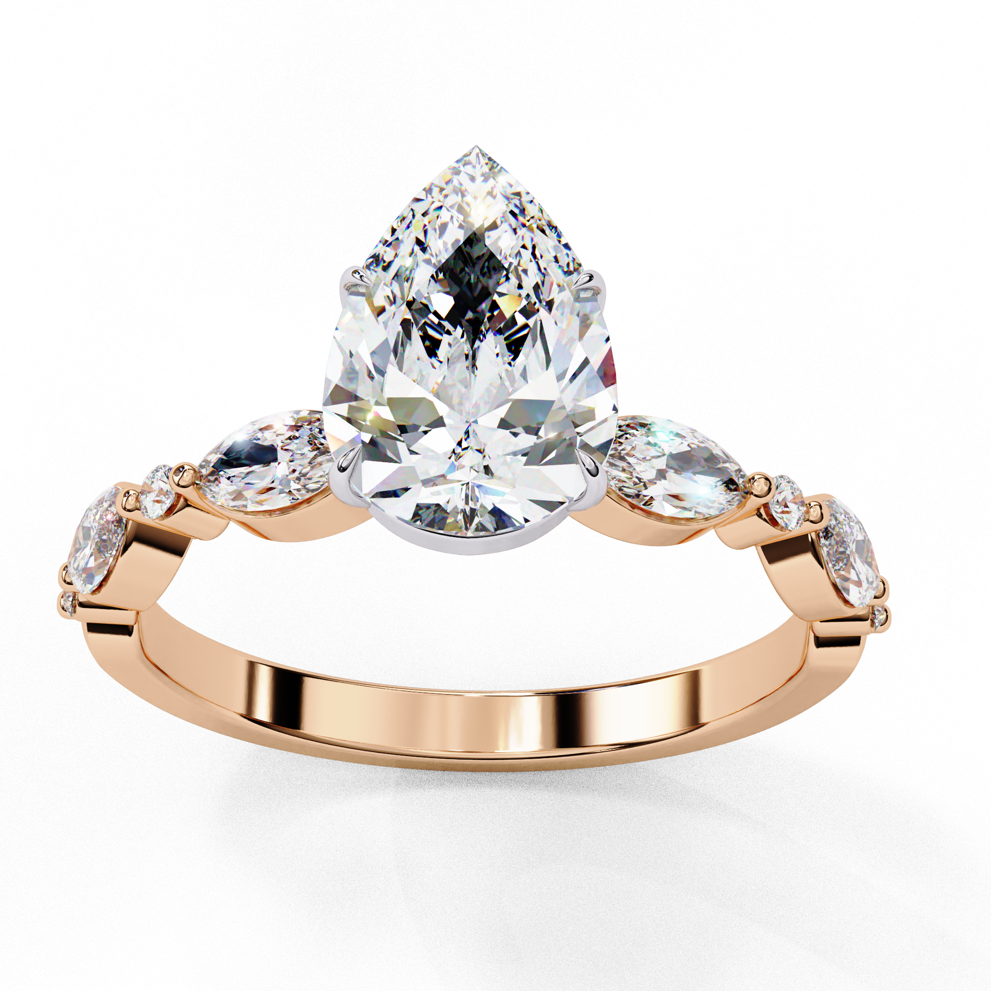 Empress Impression Diamond Ring