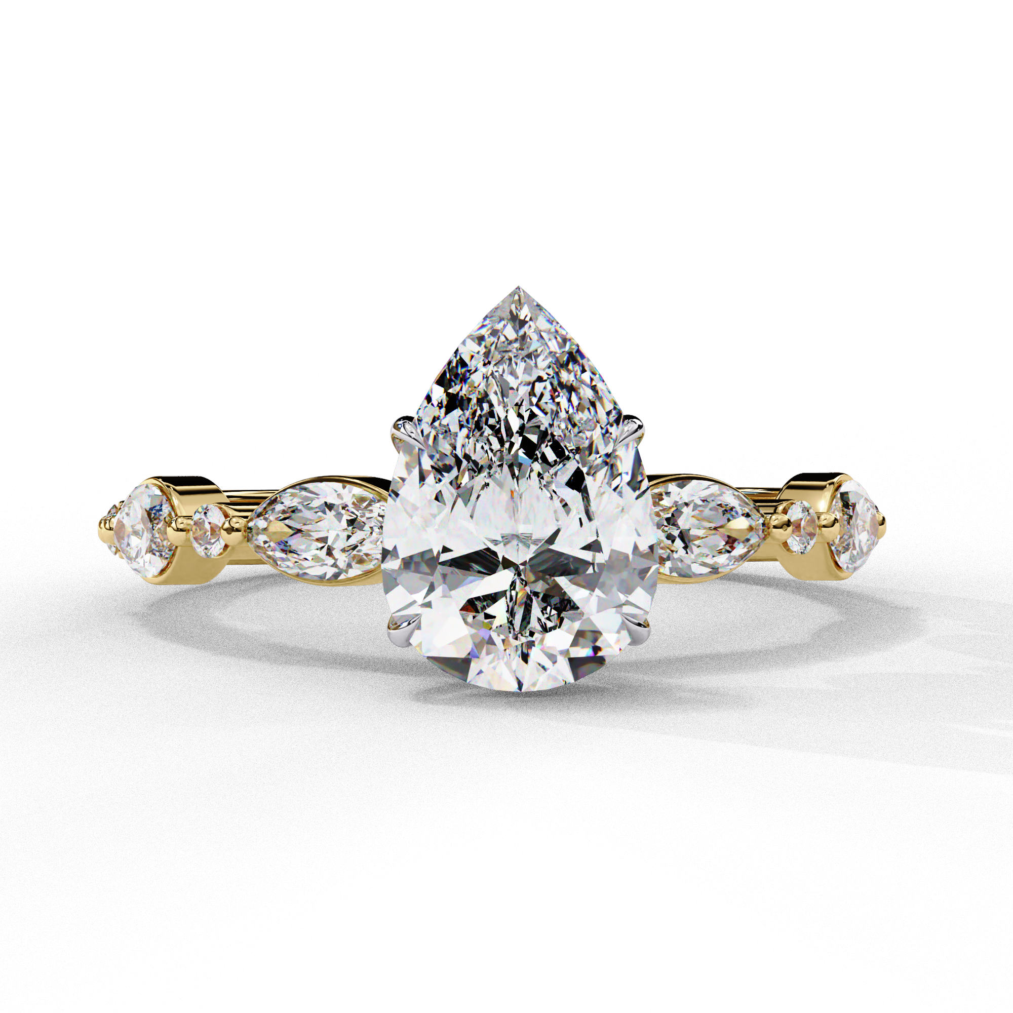 Empress Impression Diamond Ring