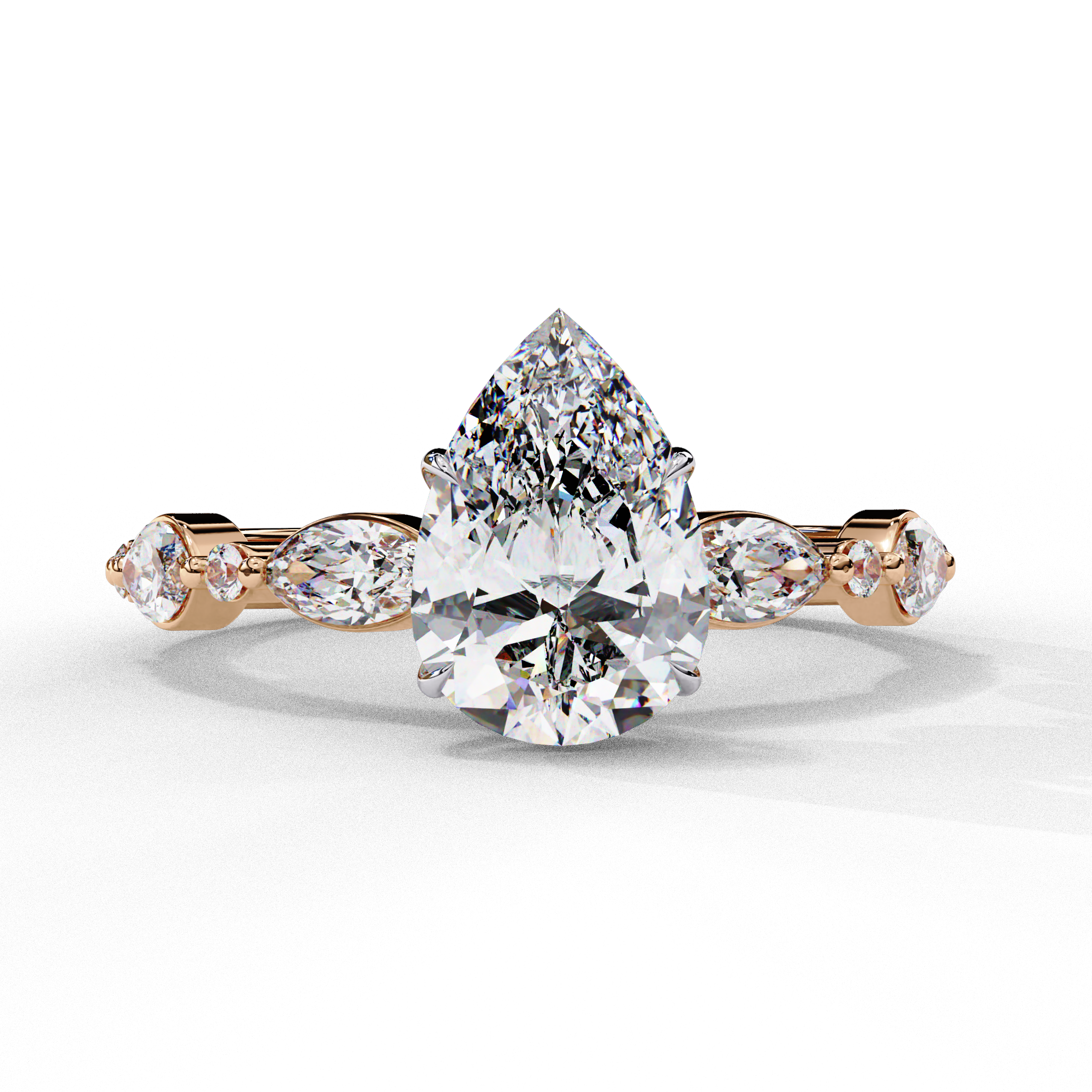 Empress Impression Diamond Ring