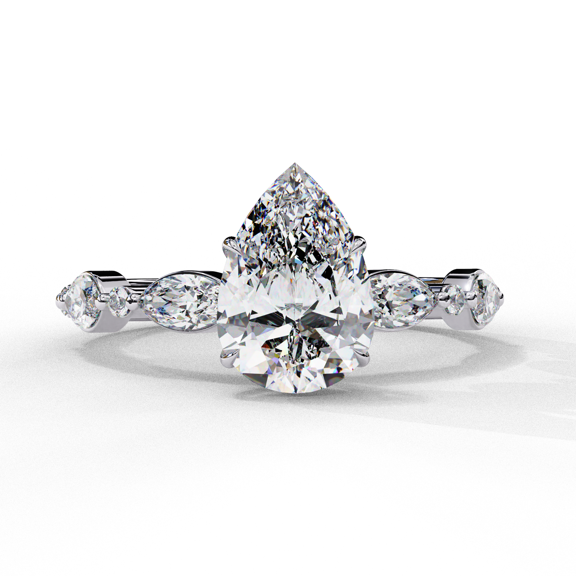 Empress Impression Diamond Ring