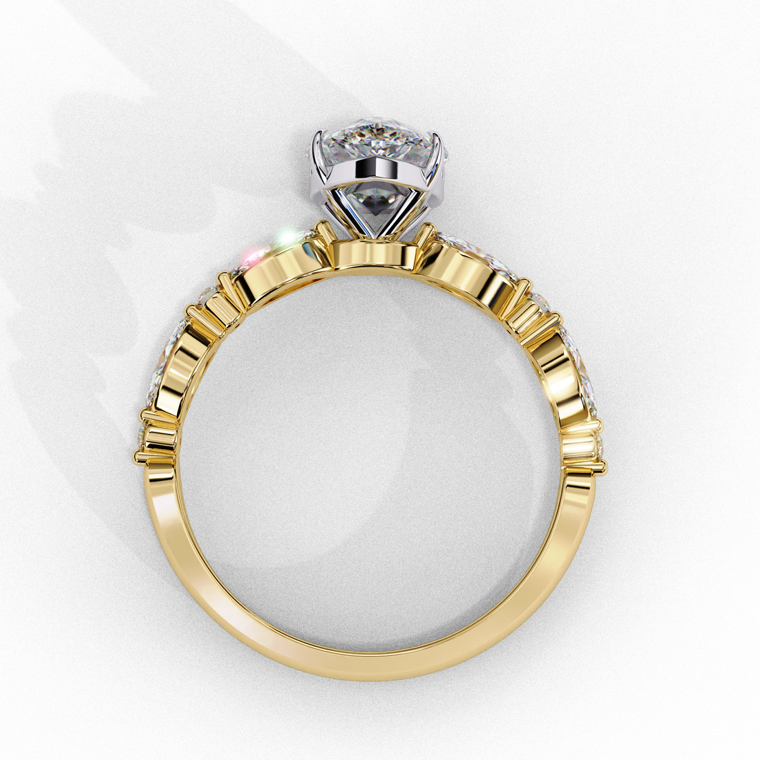 Empress Impression Diamond Ring