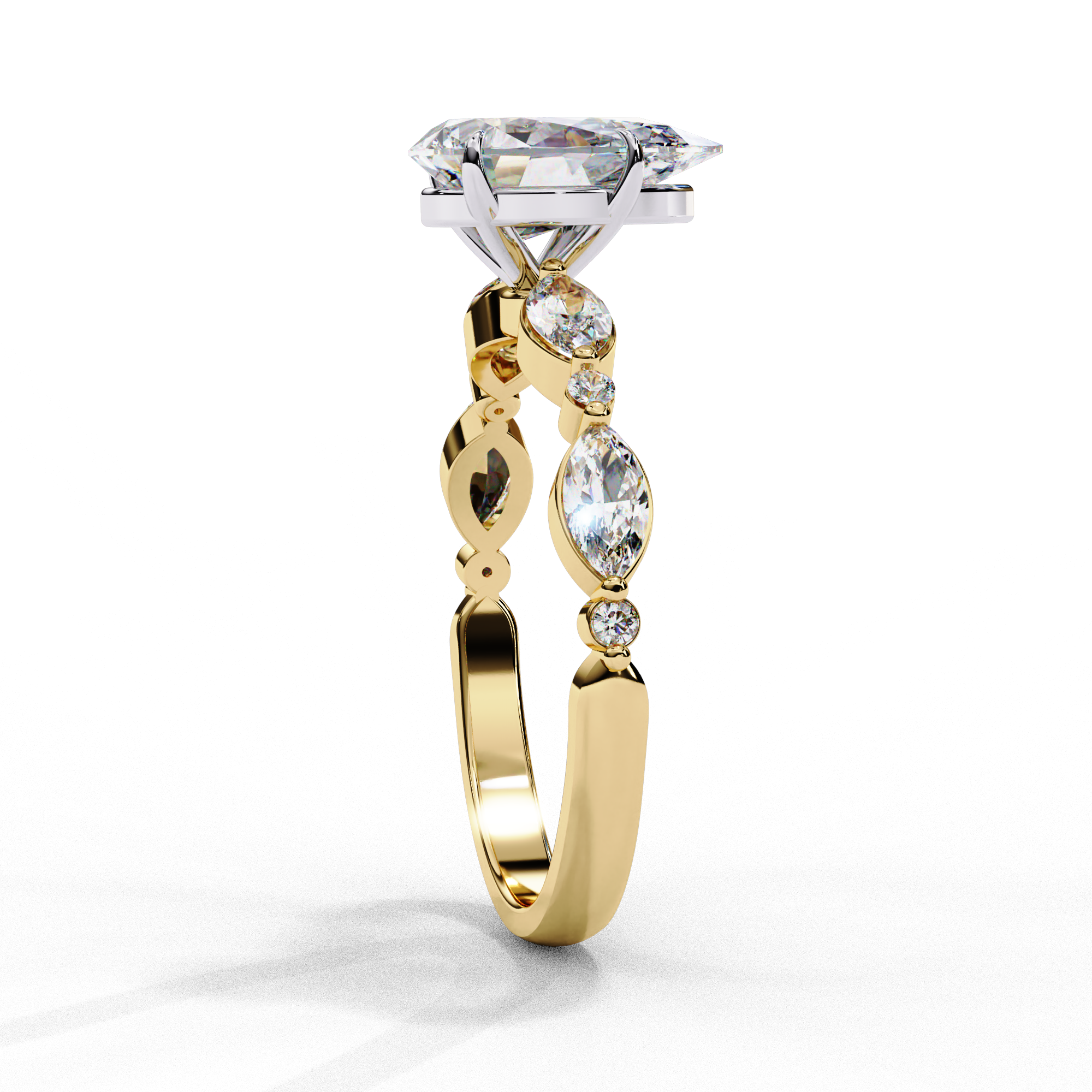 Empress Impression Diamond Ring