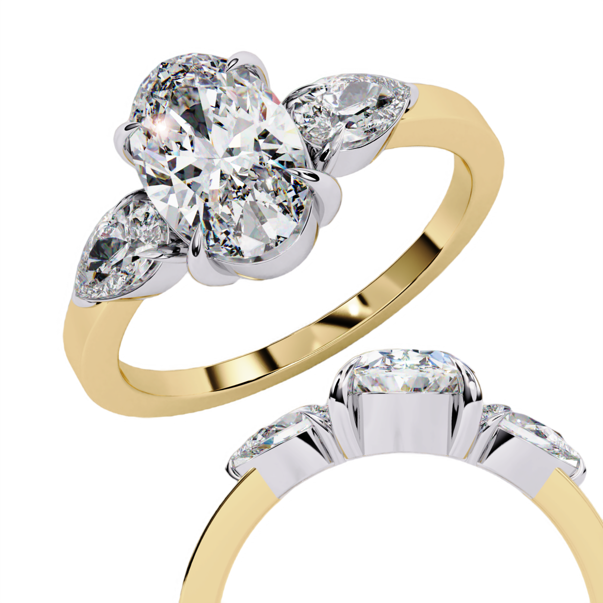 Bold Allure Diamond solitaire Ring