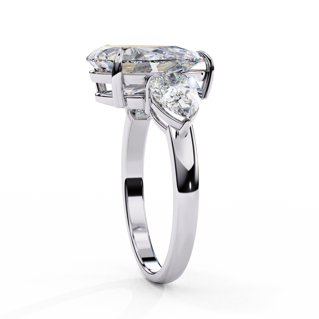 Grace Glow Three Pear Ring