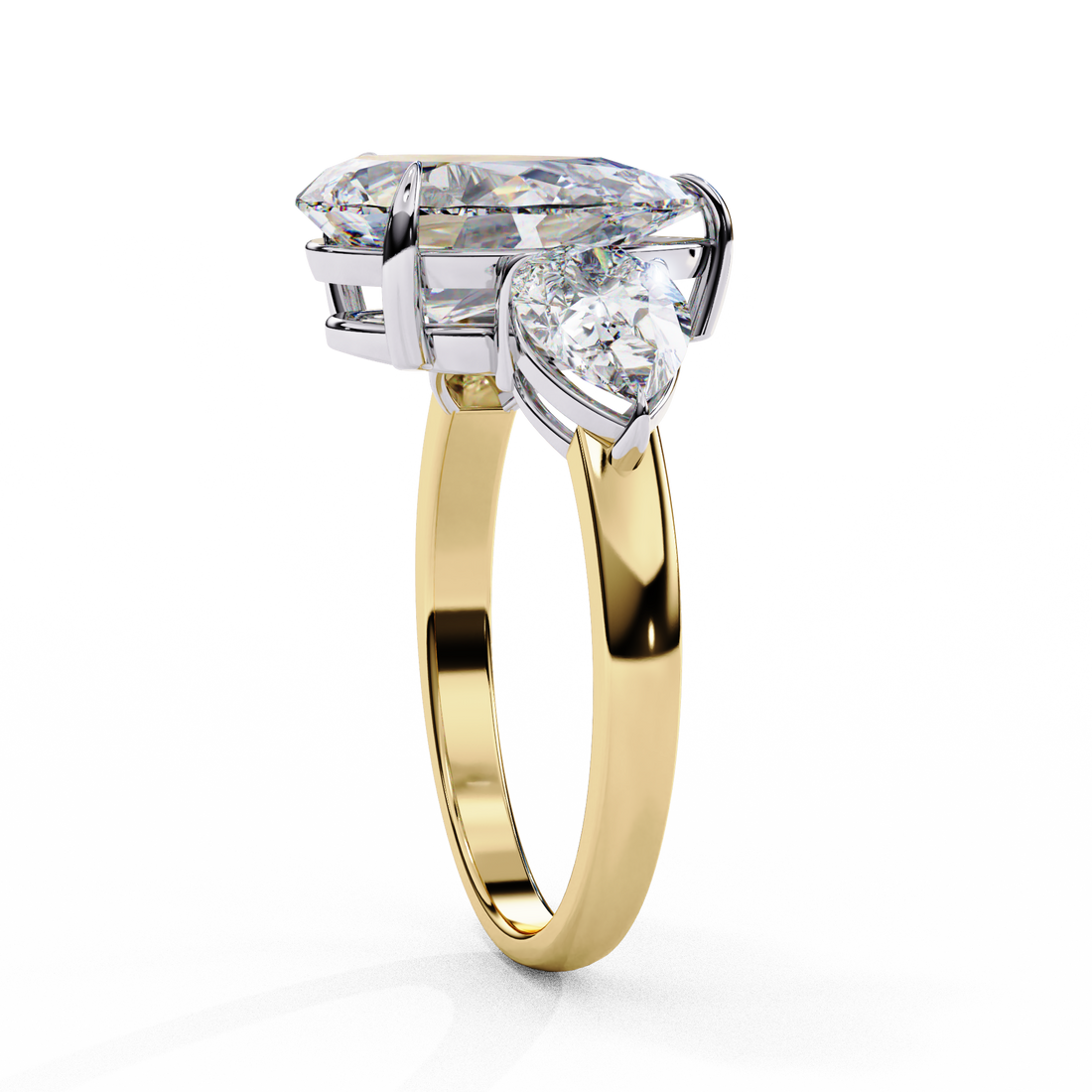 Grace Glow Three Pear Ring