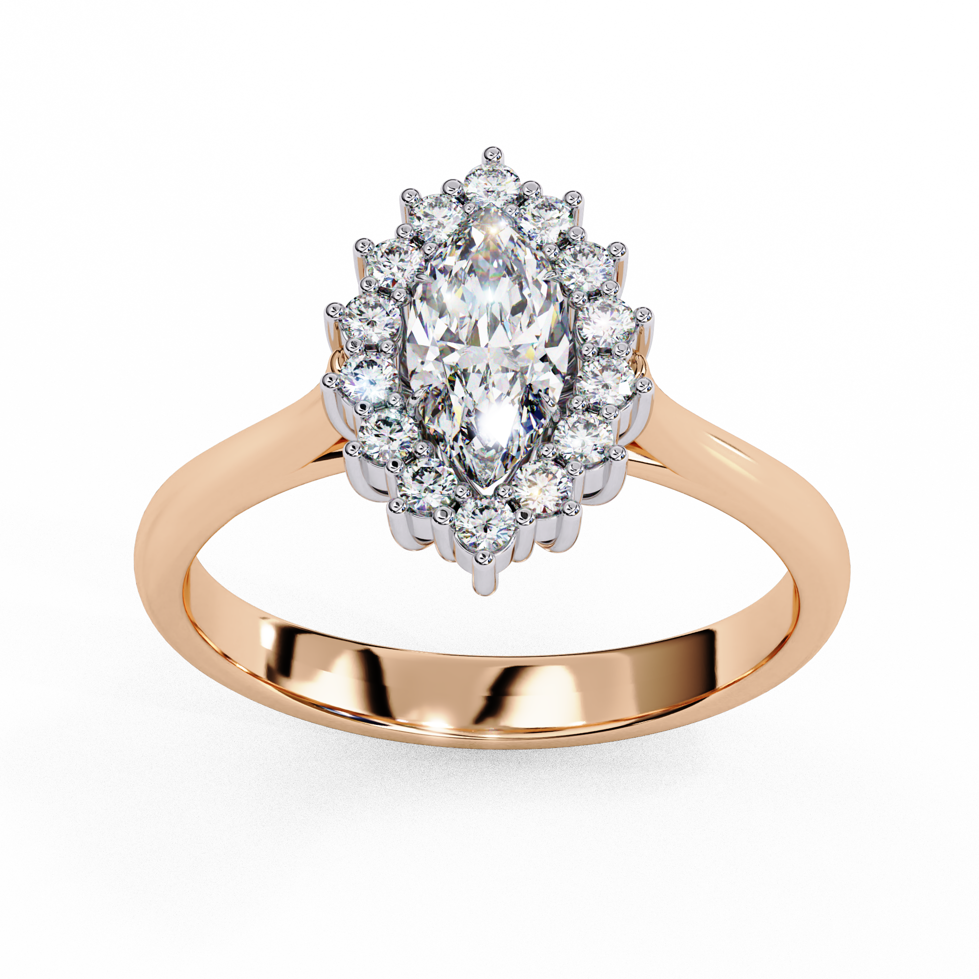 Sleek Soul Sparkler Diamond Ring
