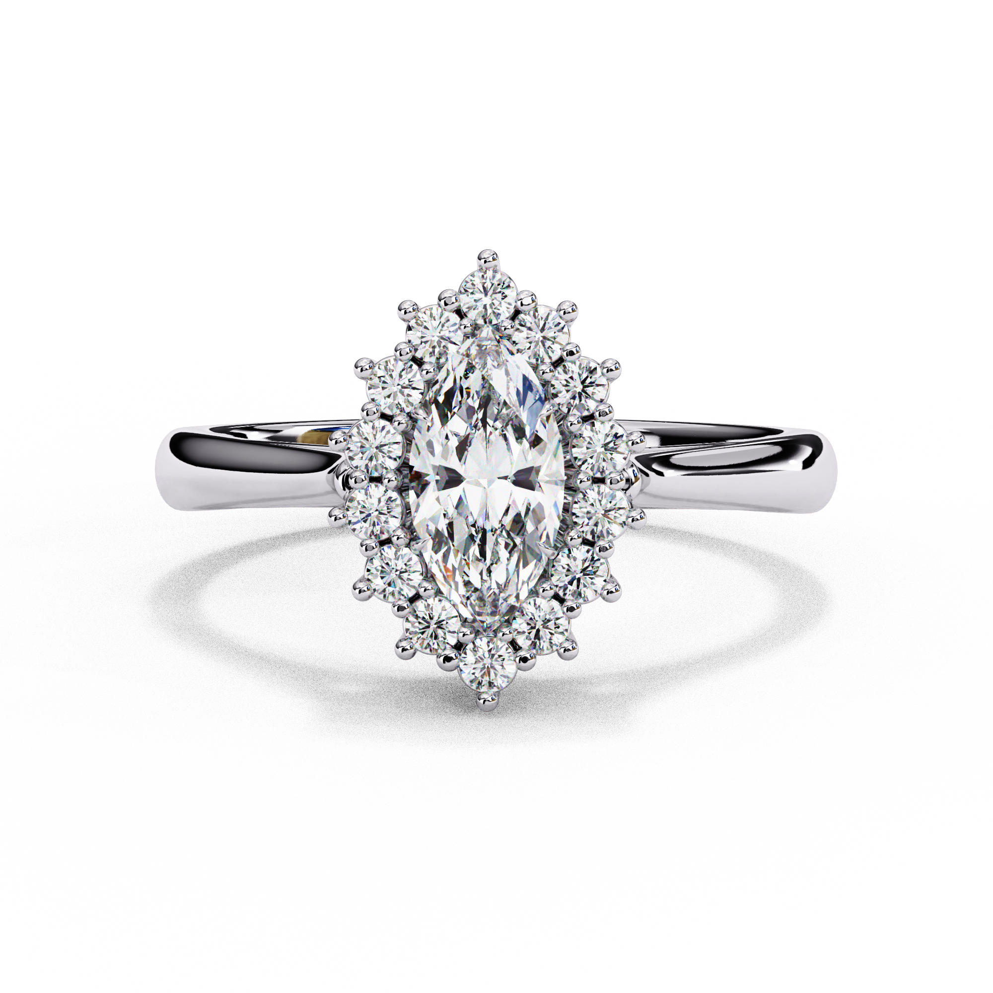 Sleek Soul Sparkler Diamond Ring