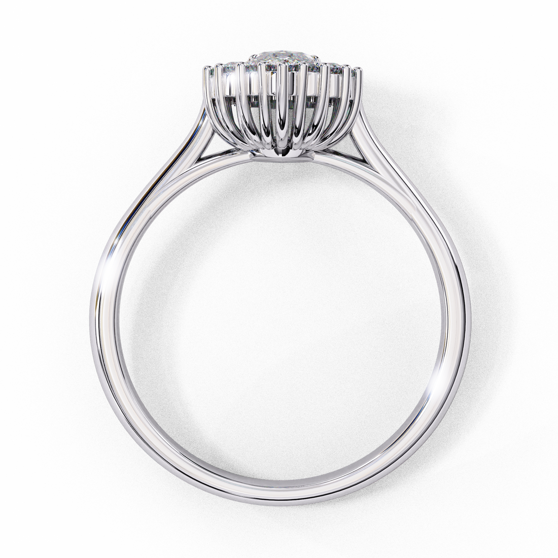 Sleek Soul Sparkler Diamond Ring