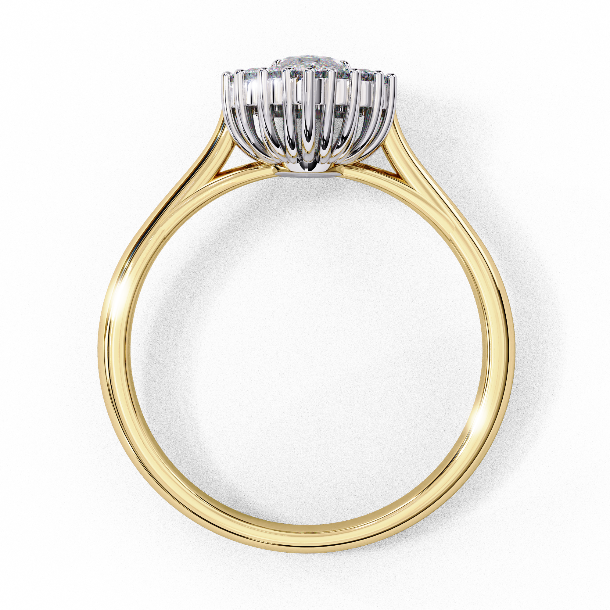 Sleek Soul Sparkler Diamond Ring