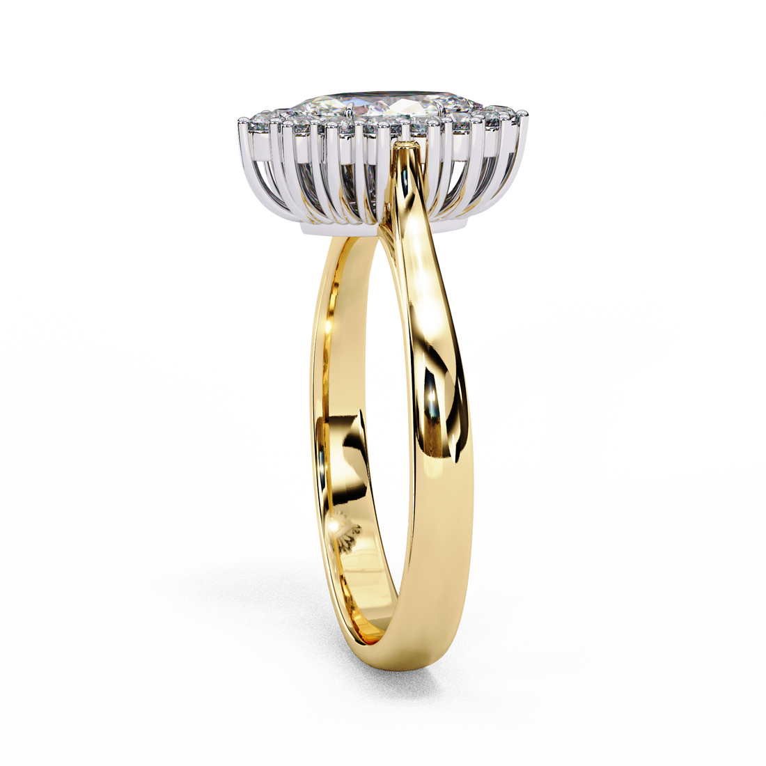 Sleek Soul Sparkler Diamond Ring