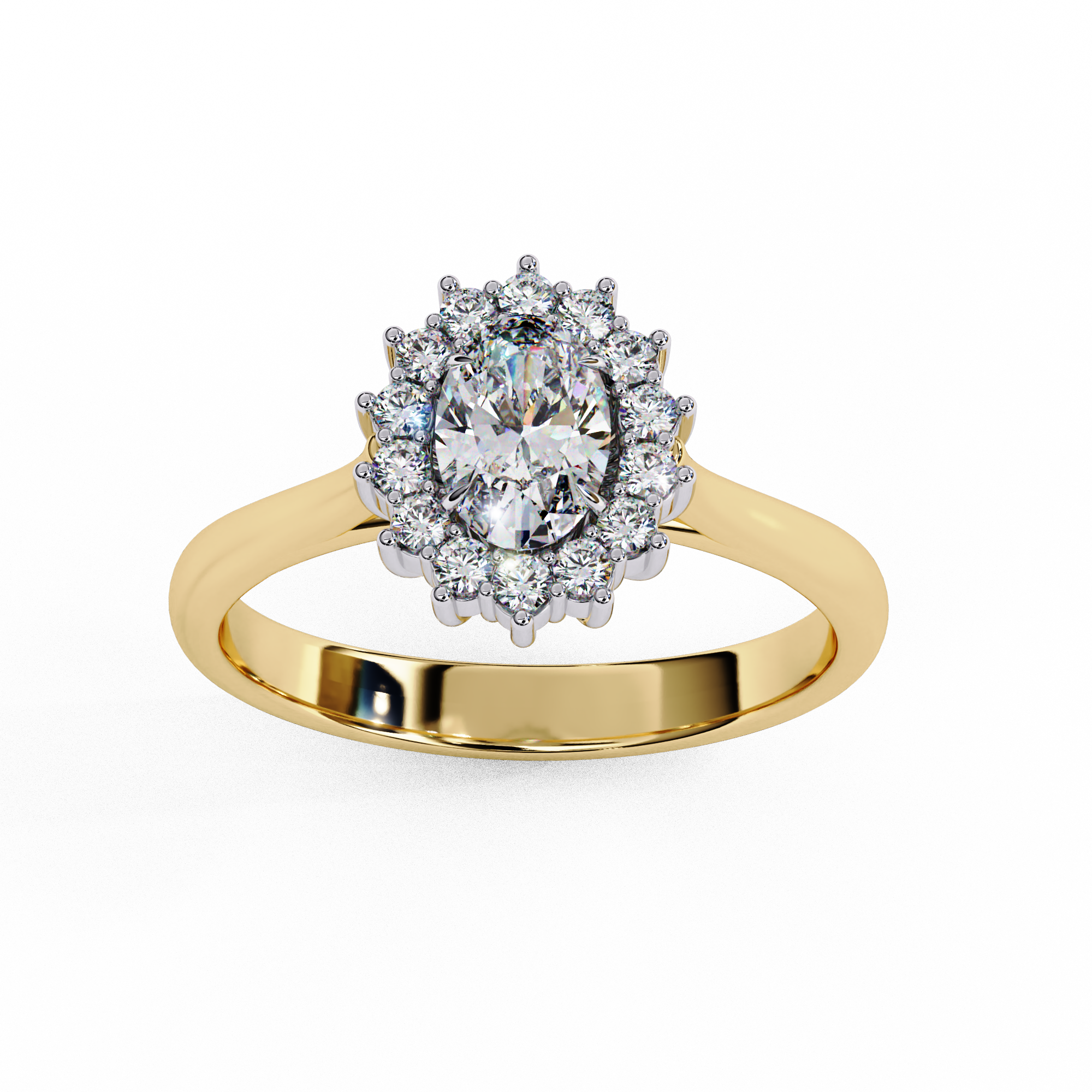 Golden Grace Lab Grown Diamond Ring