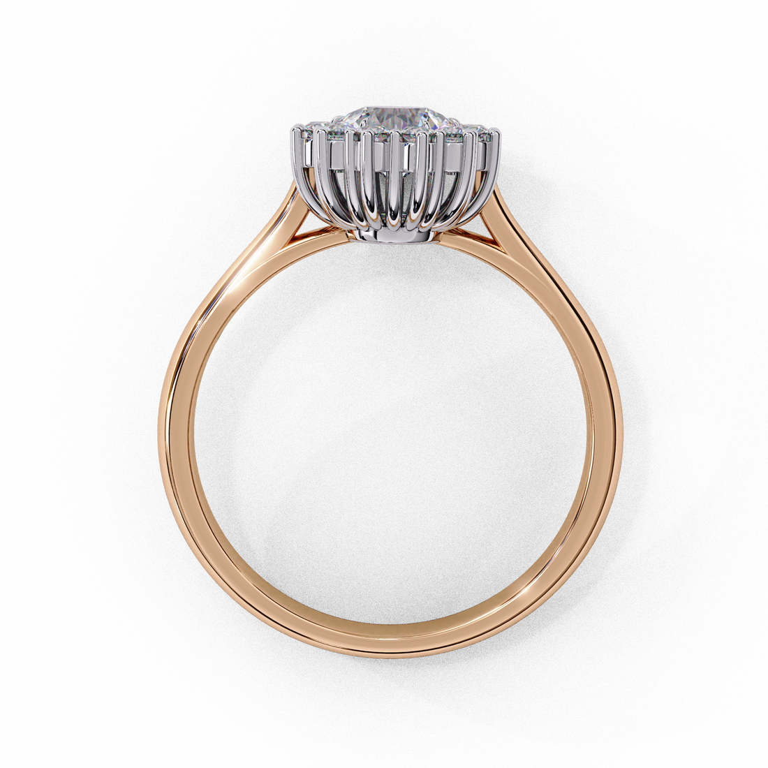 Graceful Pear Diamond Ring