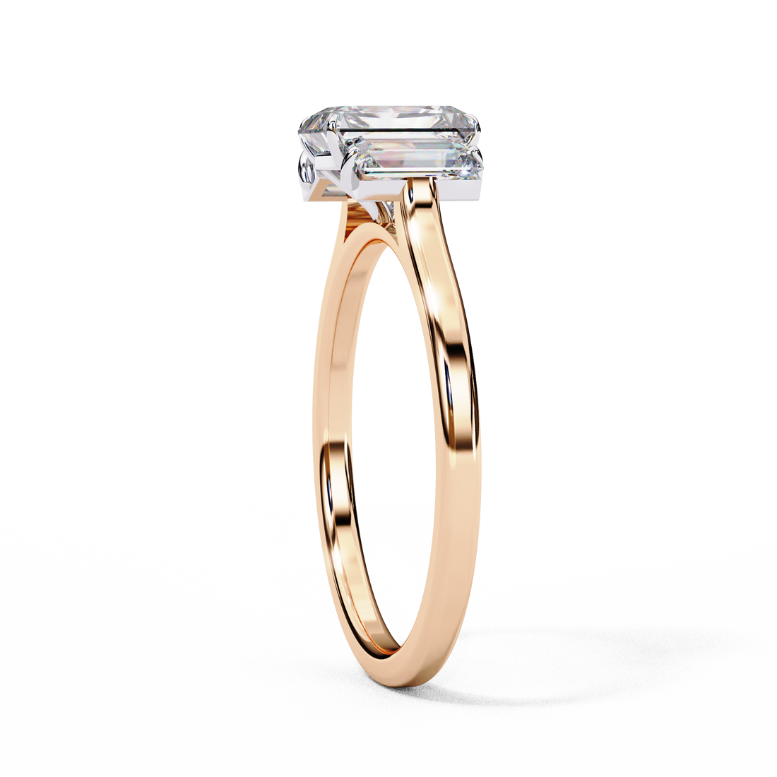 True Flame Three Diamond Ring