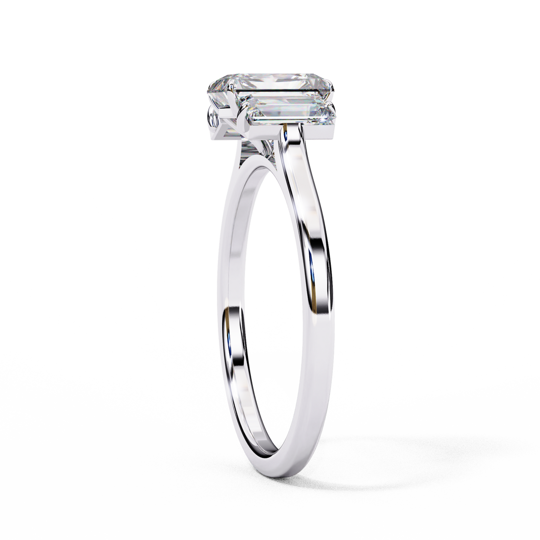 True Flame Three Diamond Ring