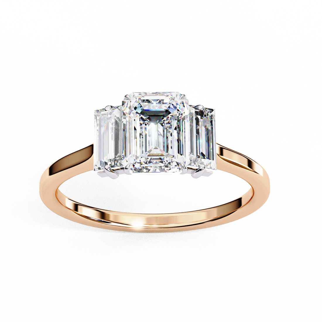 True Flame Three Diamond Ring