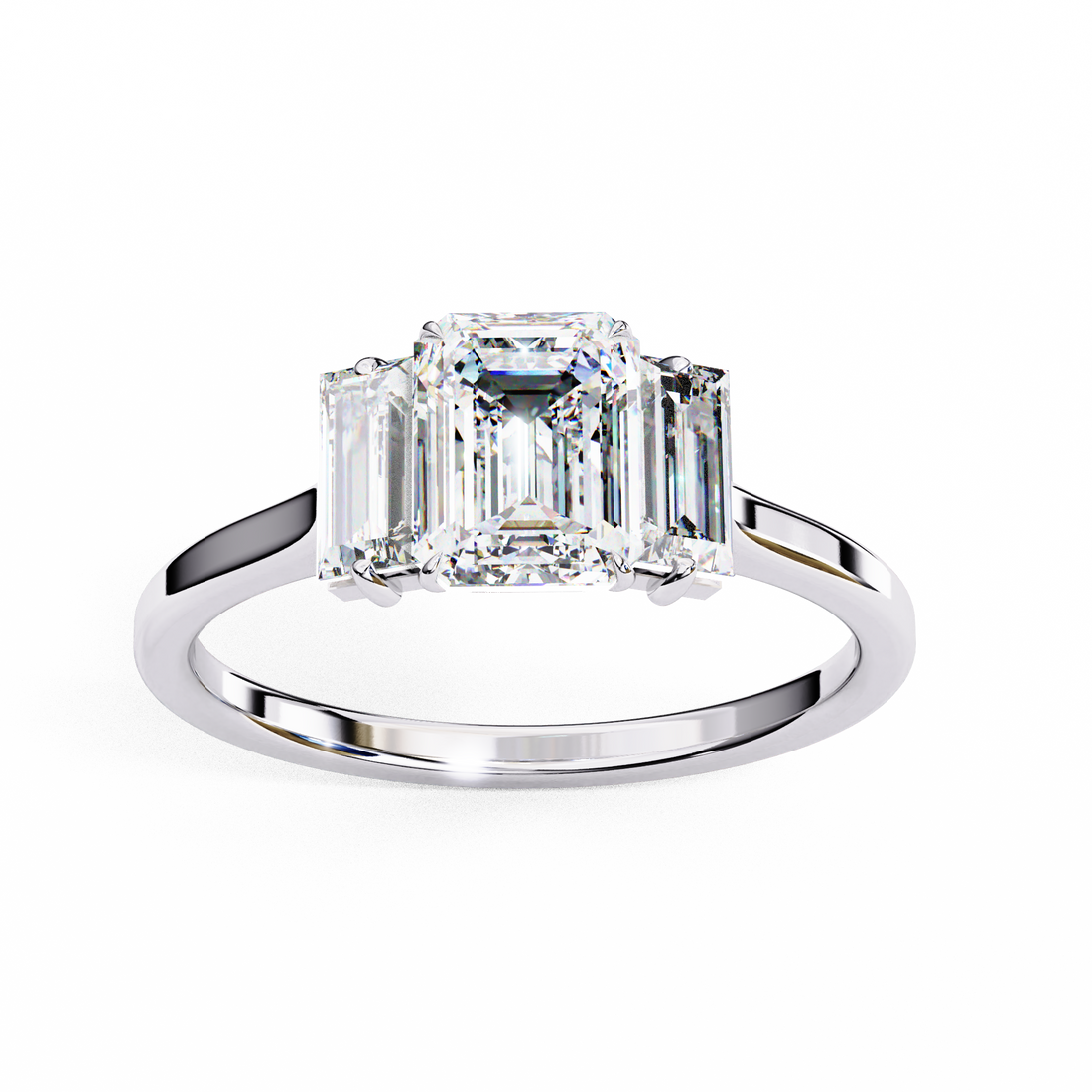 True Flame Three Diamond Ring