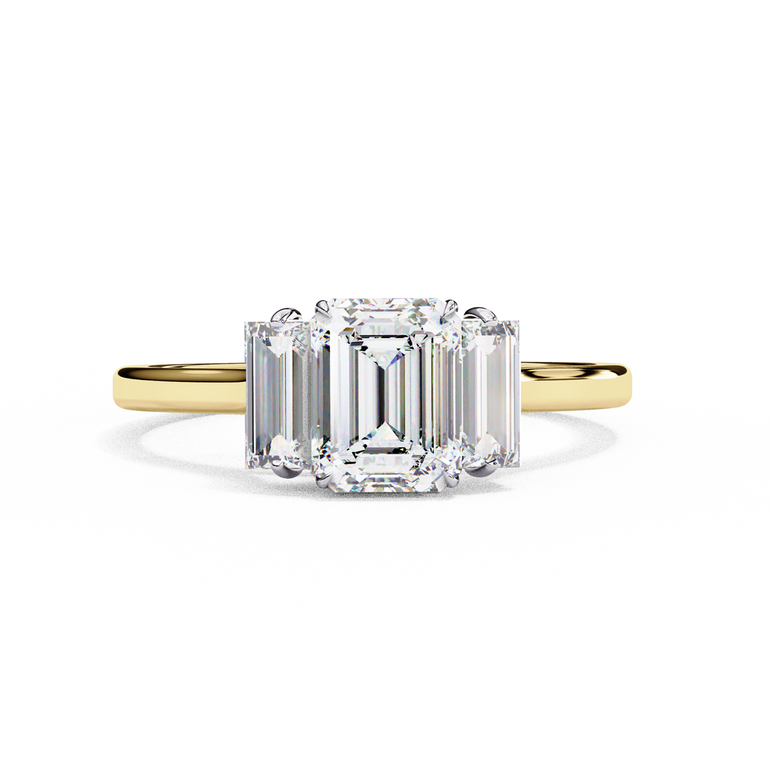 True Flame Three Diamond Ring