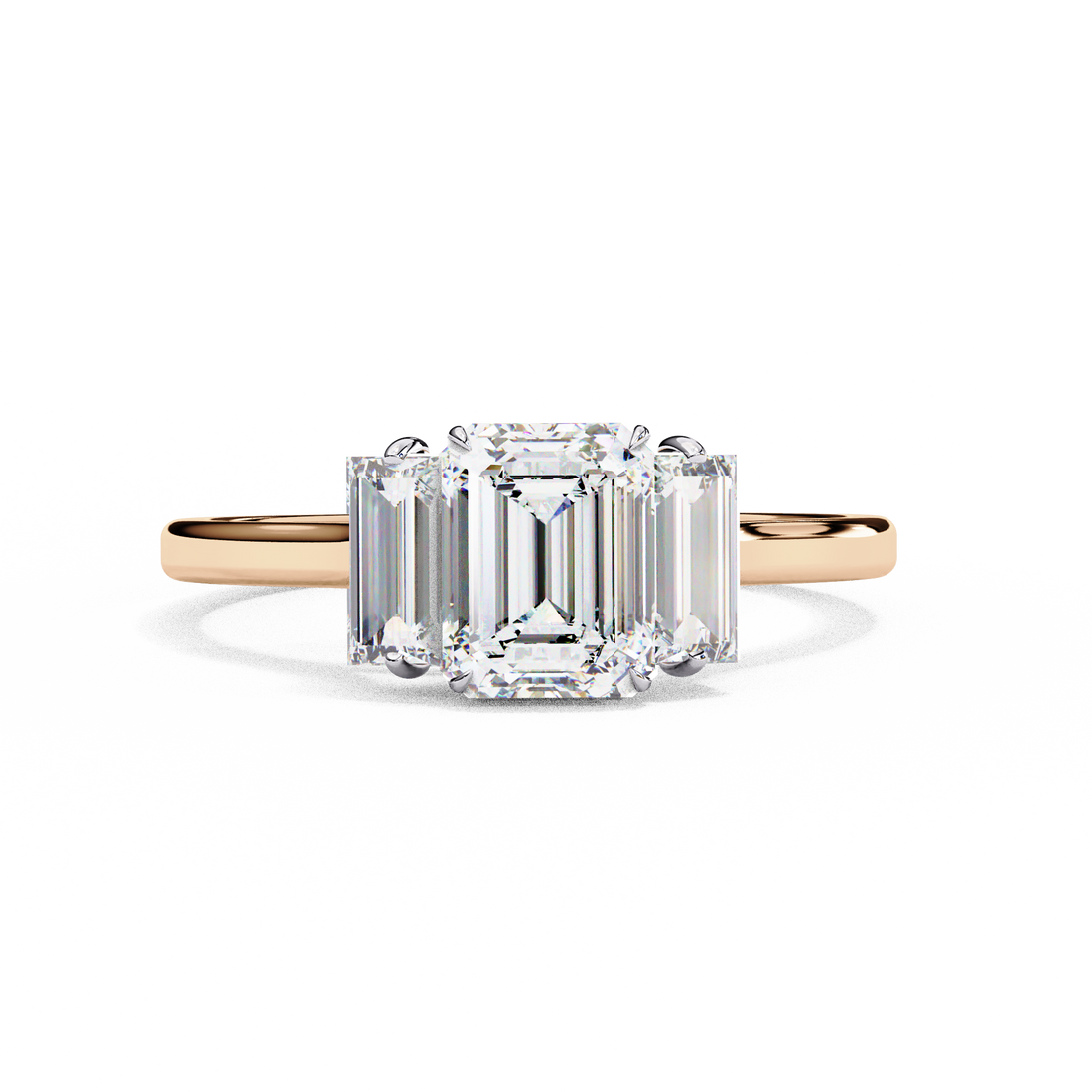 True Flame Three Diamond Ring