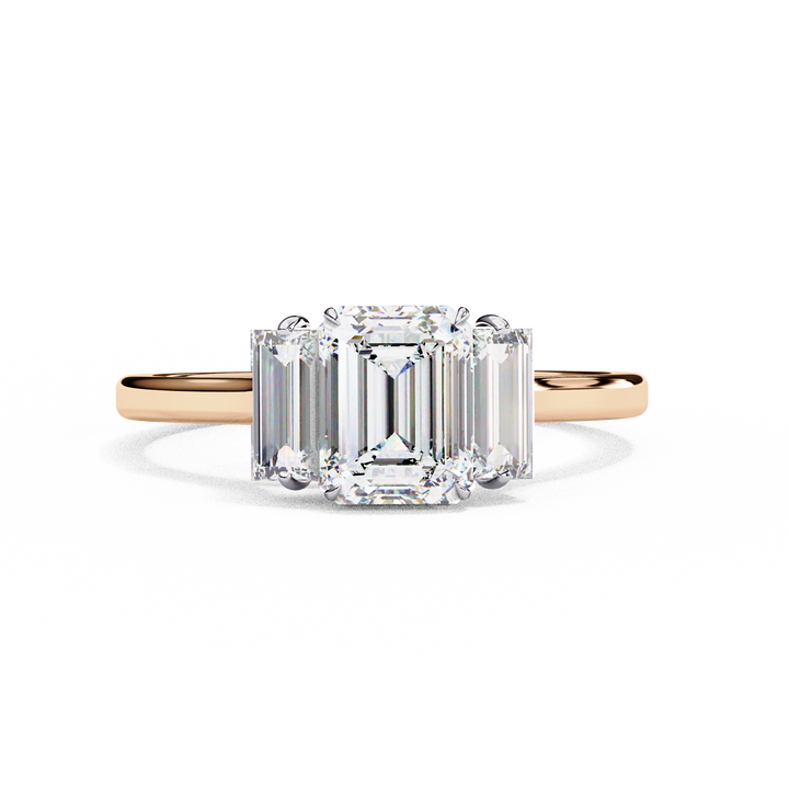 True Flame Three Diamond Ring