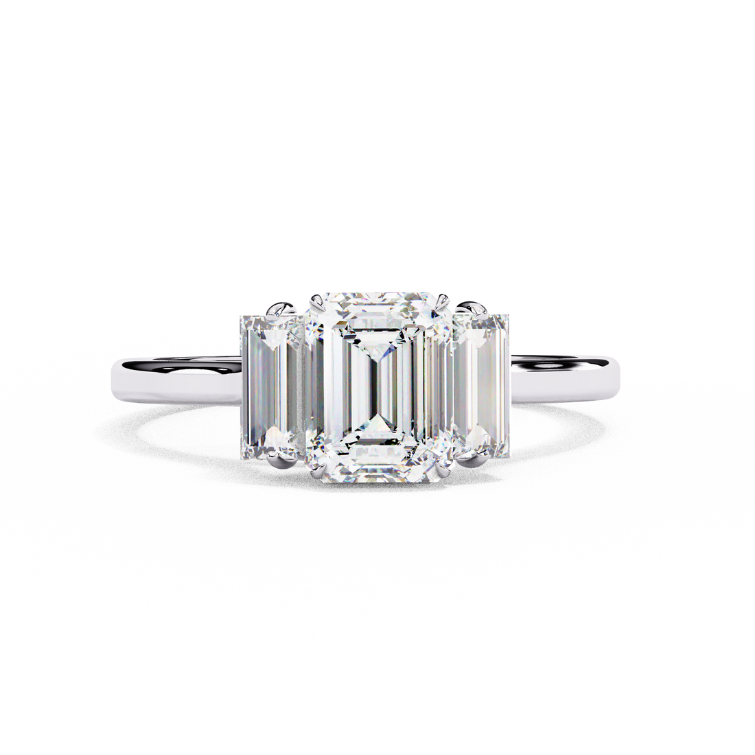 True Flame Three Diamond Ring