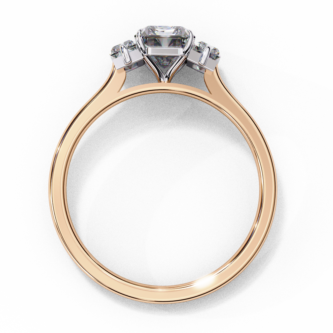 True Flame Three Diamond Ring