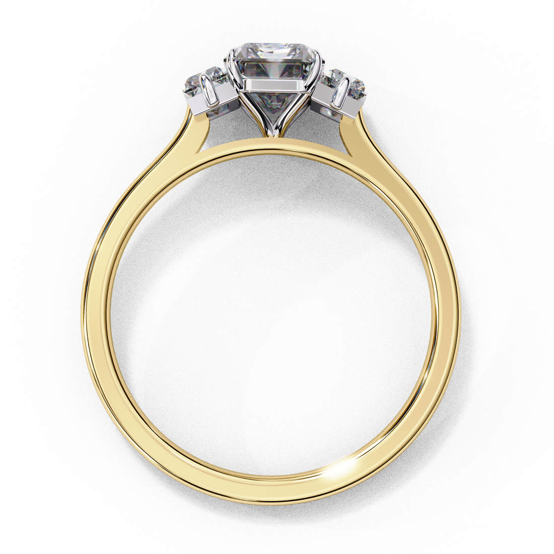 True Flame Three Diamond Ring