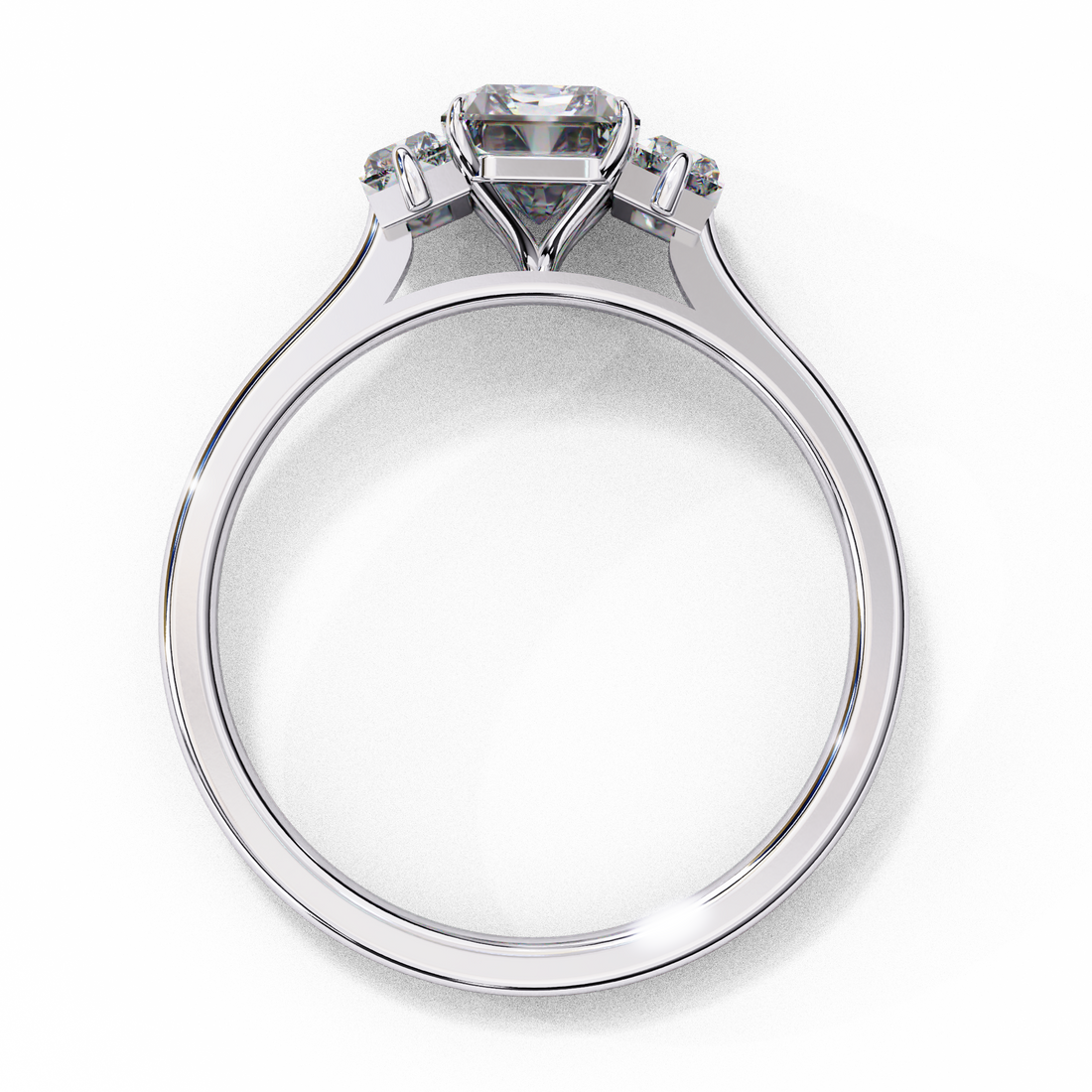 True Flame Three Diamond Ring