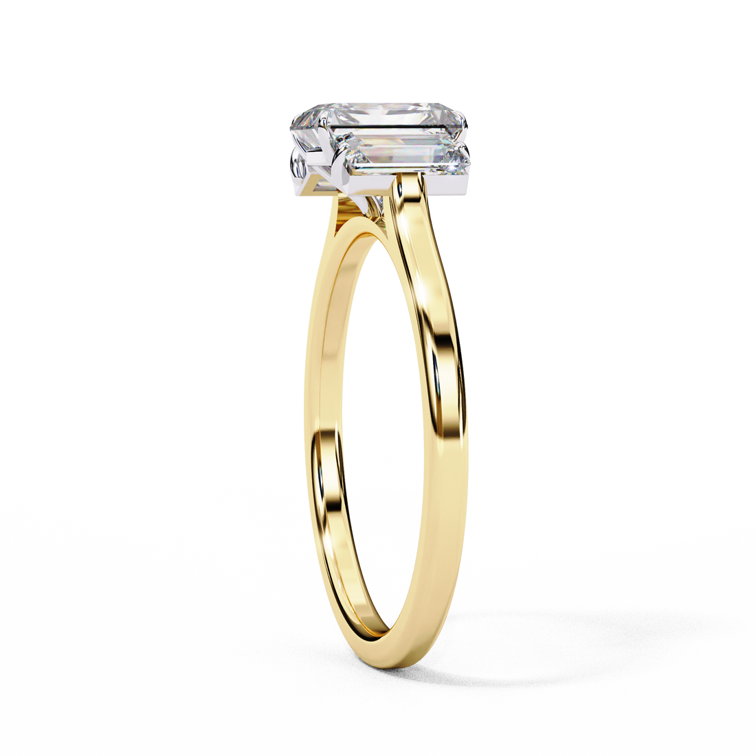 True Flame Three Diamond Ring
