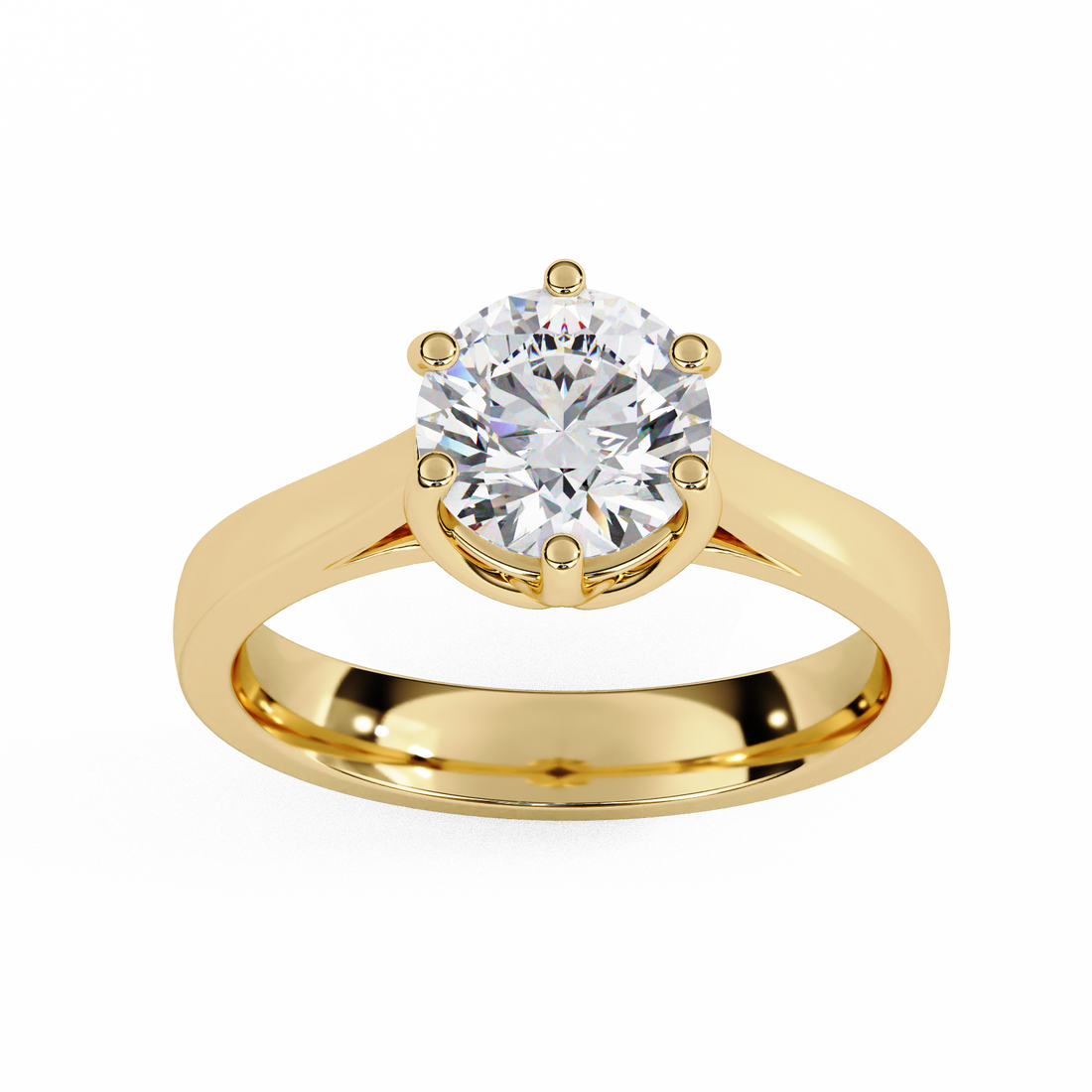 Cherished Crown Diamond Ring