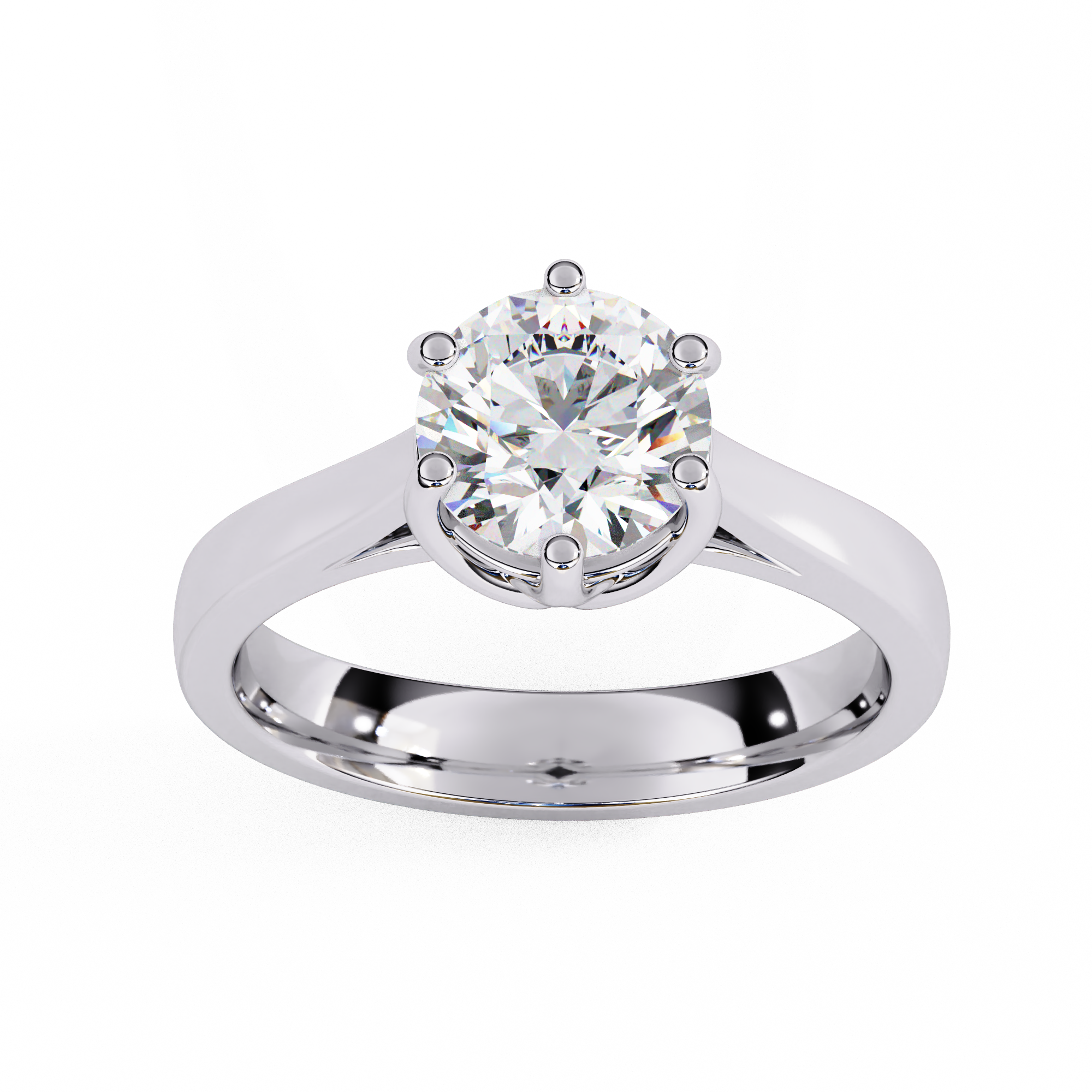 Cherished Crown Diamond Ring