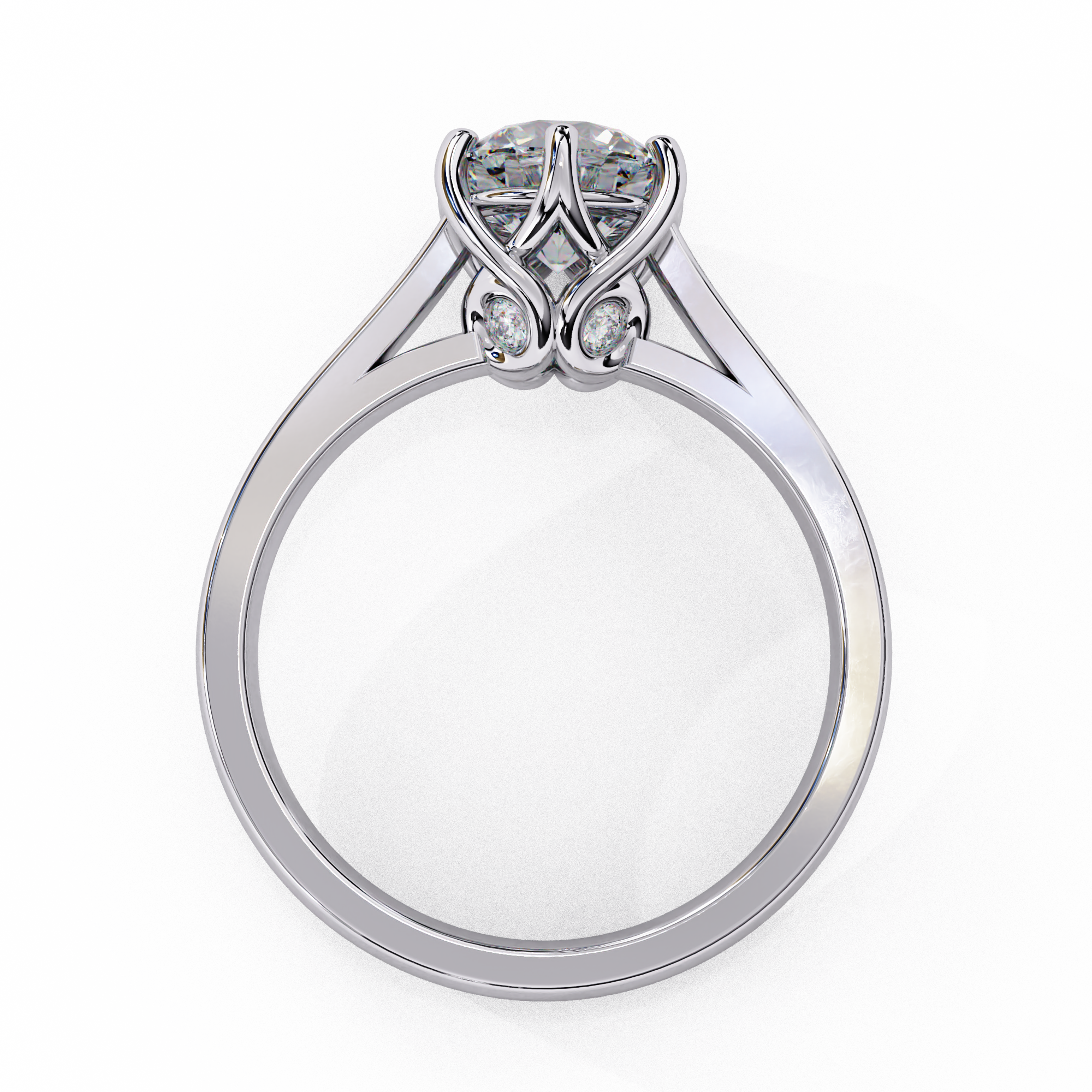 Cherished Crown Diamond Ring