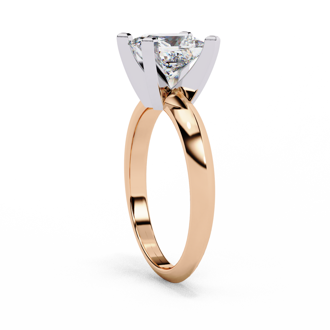 Lustrous Loop Diamond Ring
