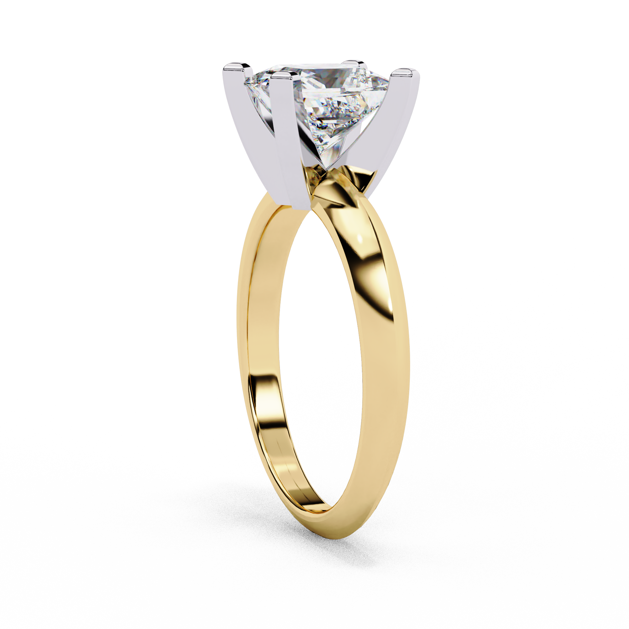 Lustrous Loop Diamond Ring