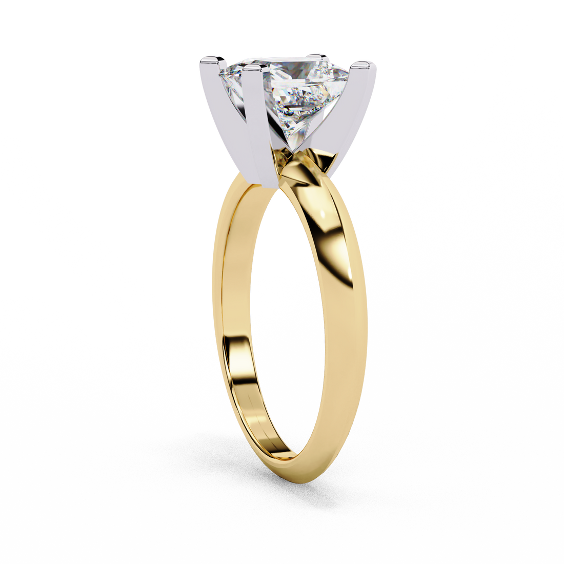 Lustrous Loop Diamond Ring