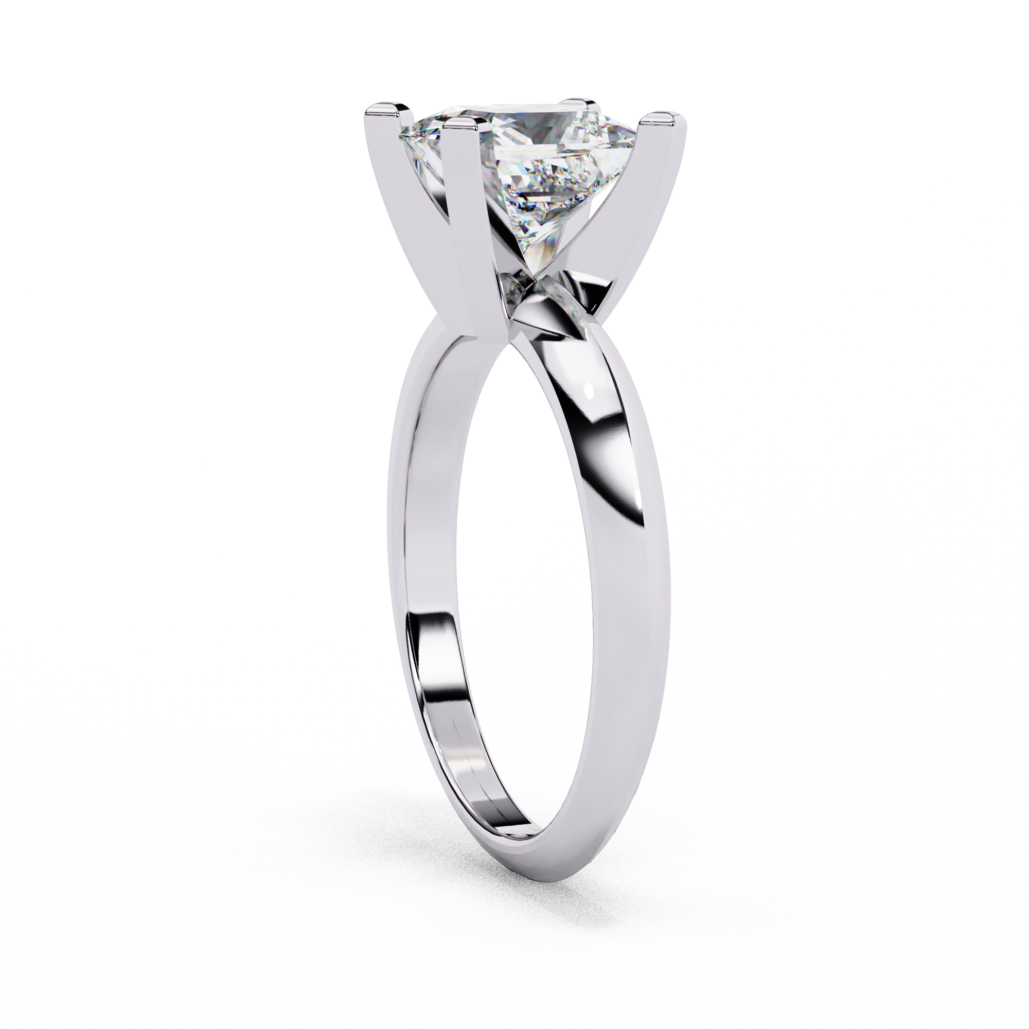 Lustrous Loop Diamond Ring