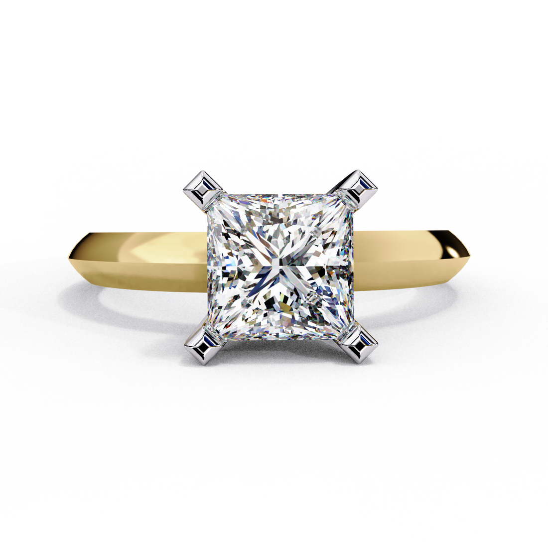 Lustrous Loop Diamond Ring