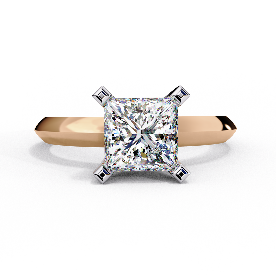 Lustrous Loop Diamond Ring