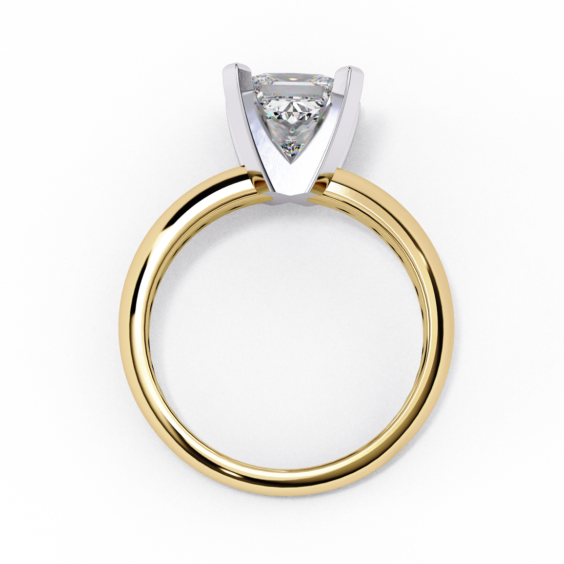 Lustrous Loop Diamond Ring