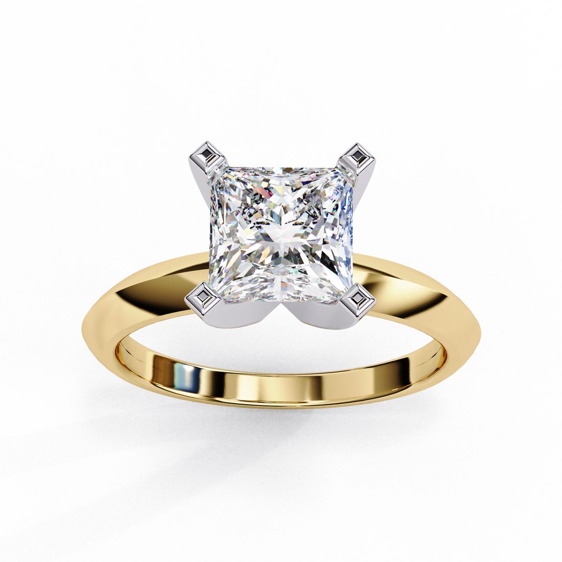 Lustrous Loop Diamond Ring