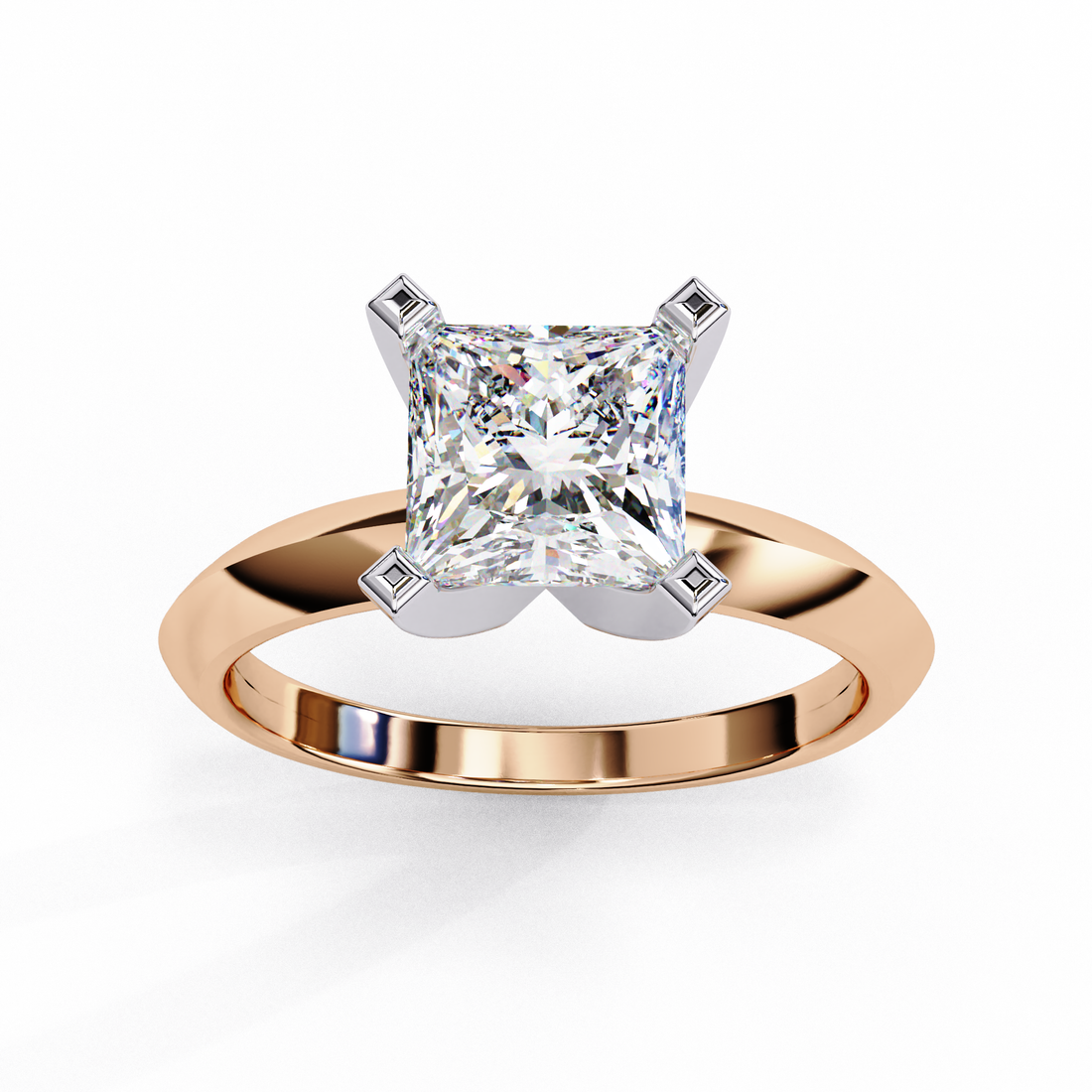 Lustrous Loop Diamond Ring