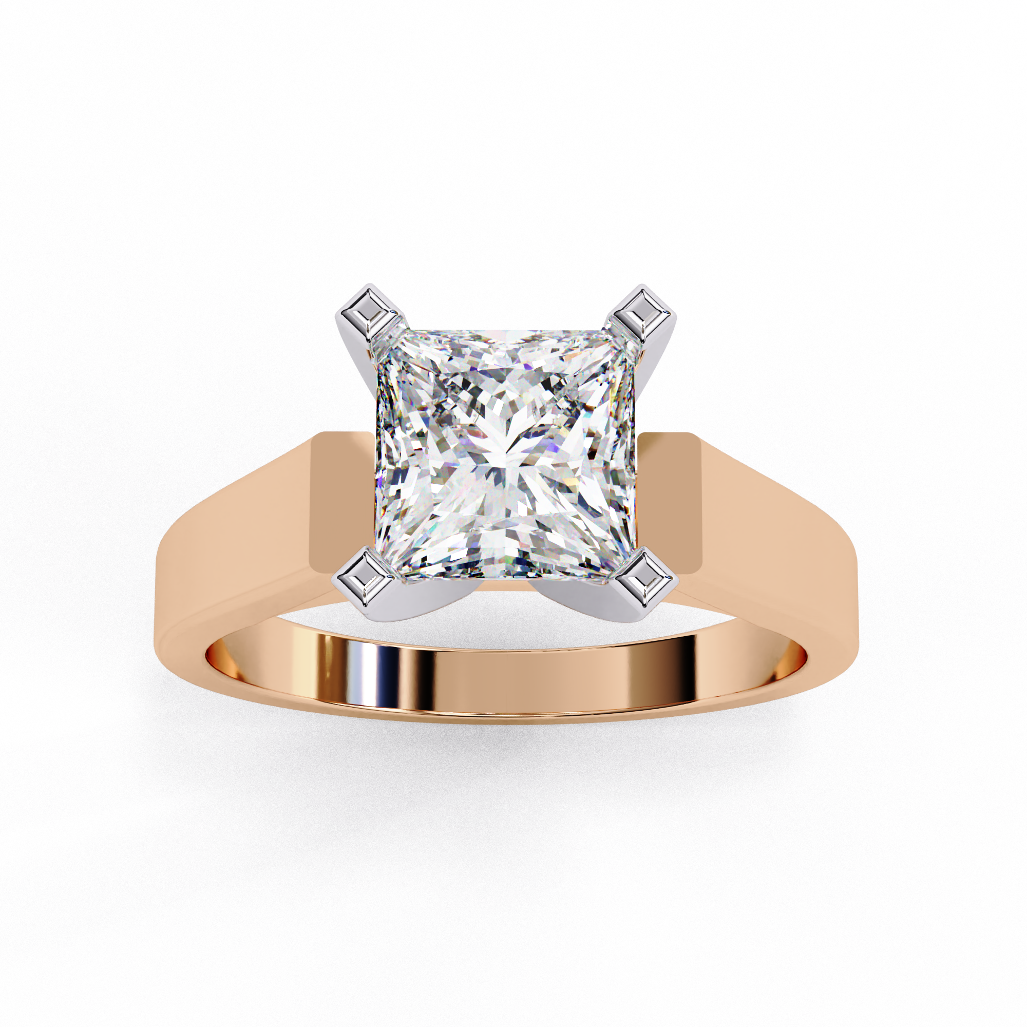 Quiet Glow Princess Diamond Ring
