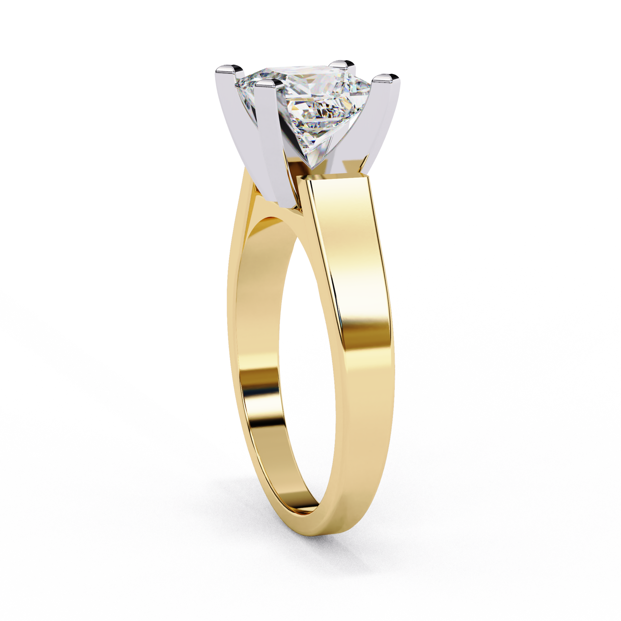 Quiet Glow Princess Diamond Ring