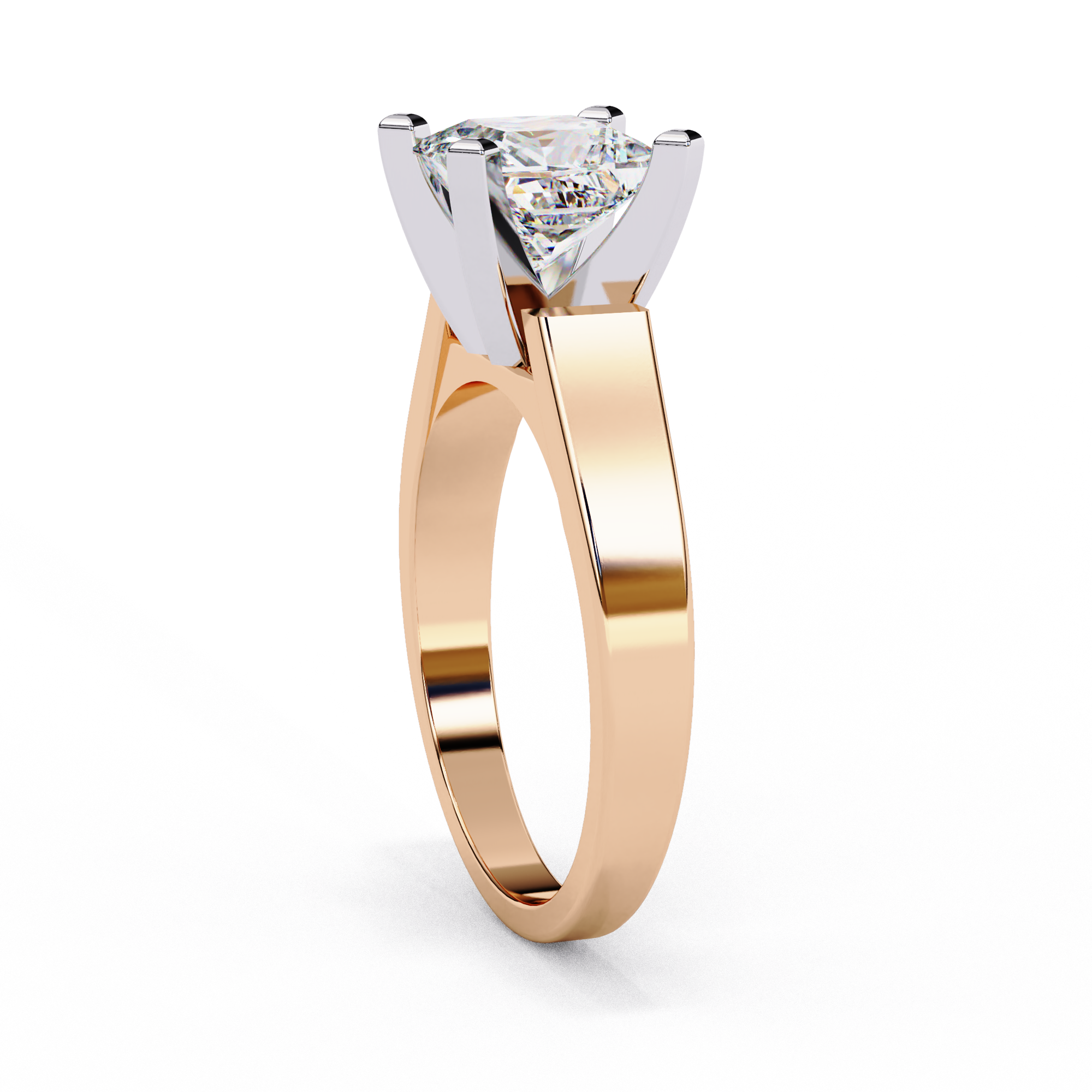 Quiet Glow Princess Diamond Ring