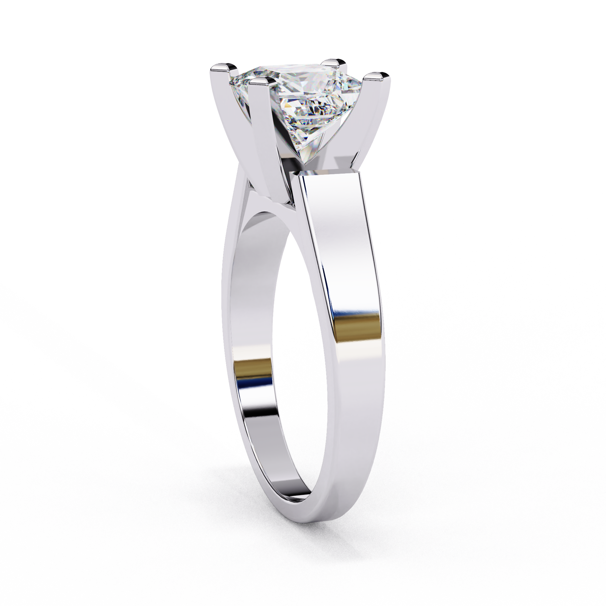 Quiet Glow Princess Diamond Ring