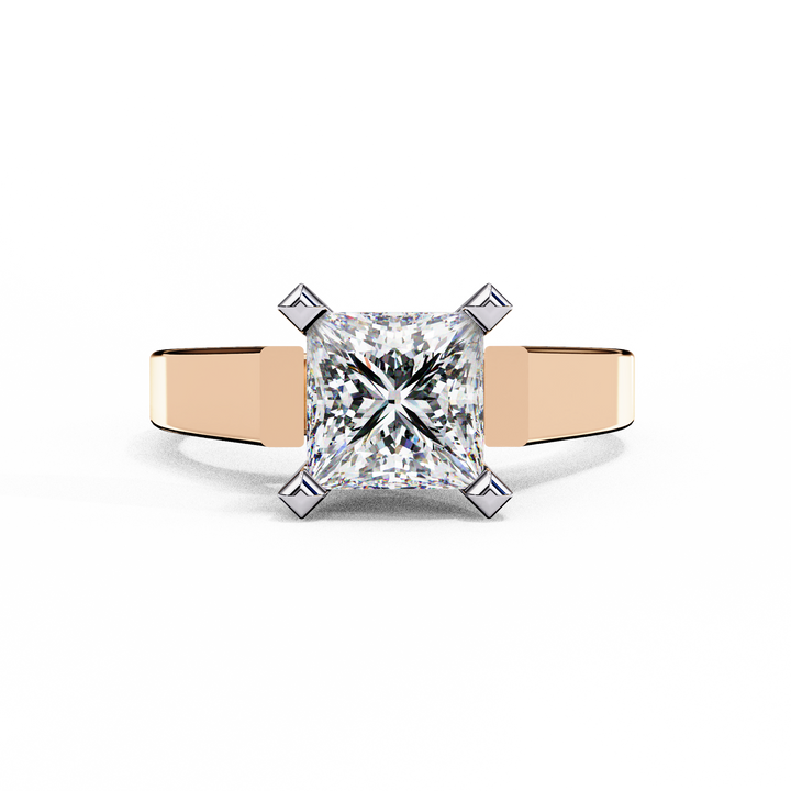 Quiet Glow Princess Diamond Ring