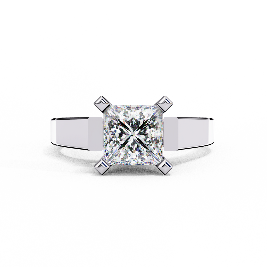 Quiet Glow Princess Diamond Ring