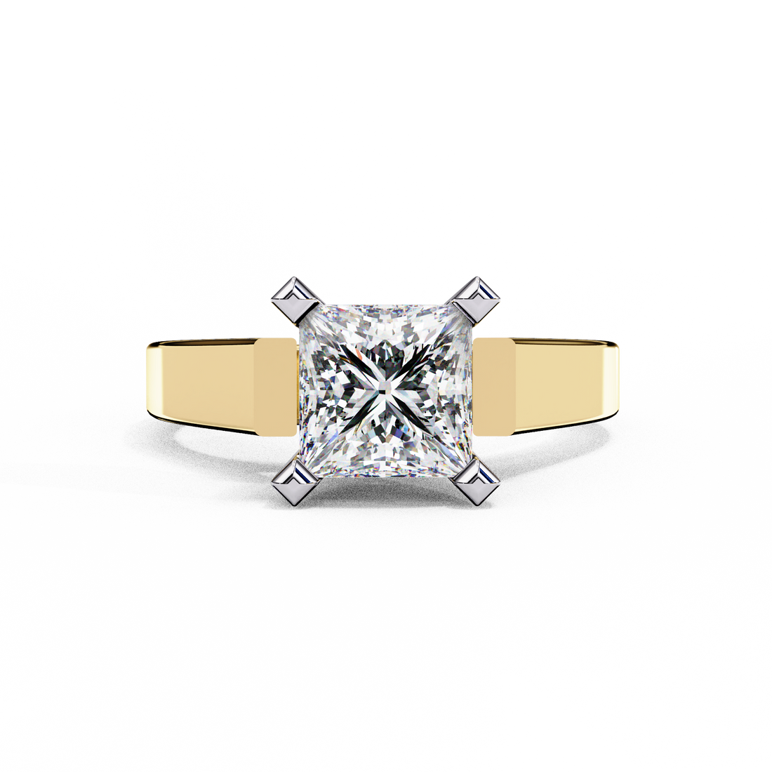 Quiet Glow Princess Diamond Ring